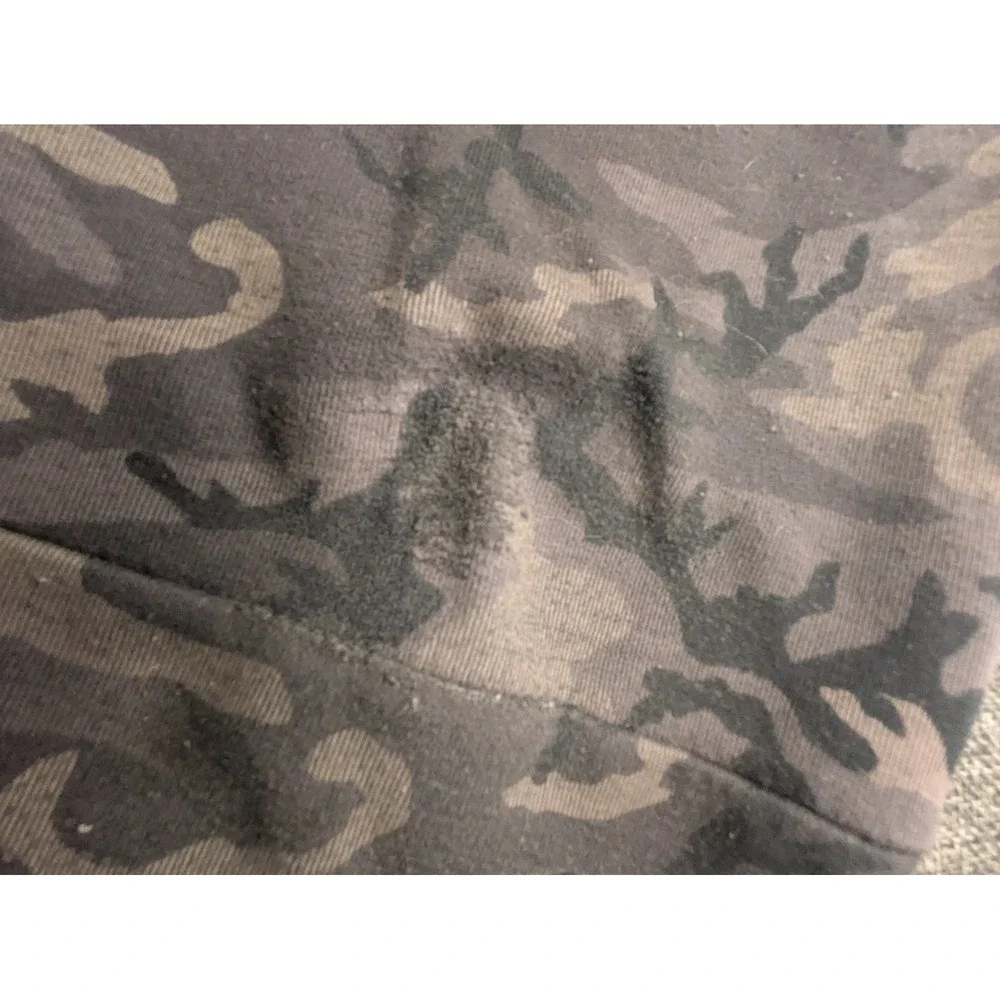 Nike Camo Joggers Y2K Large‎ Sweatpants Black Gray Camo Fleece Athletic Pants